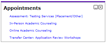 Online Appts